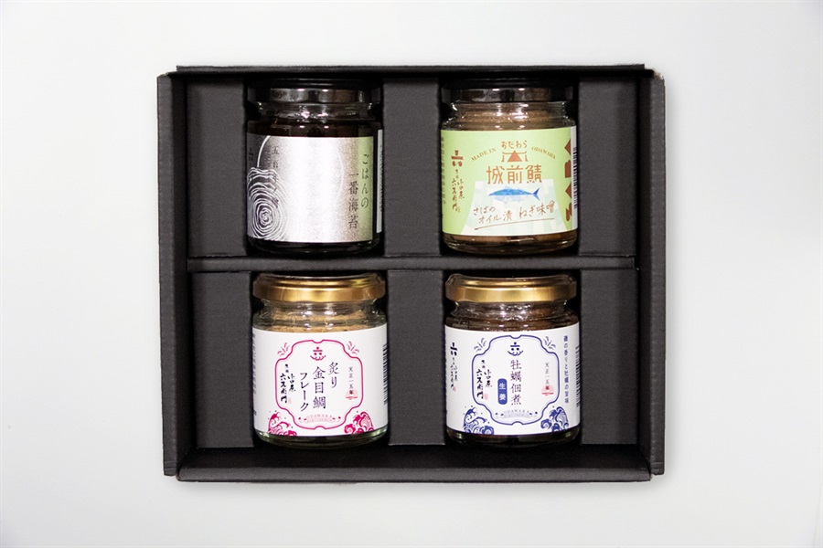 煮干し様 水晶多面カットスフィア♡♡No.1165 常温ギフトセット】炊込みご飯＆だしスープセット｜魚商 小田原六