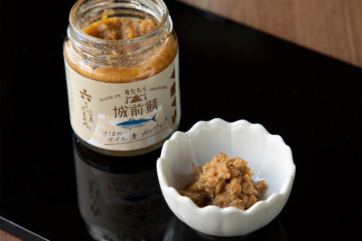常温】さばオイル漬け ガーリック｜魚商 小田原六左衛門（さかなや お