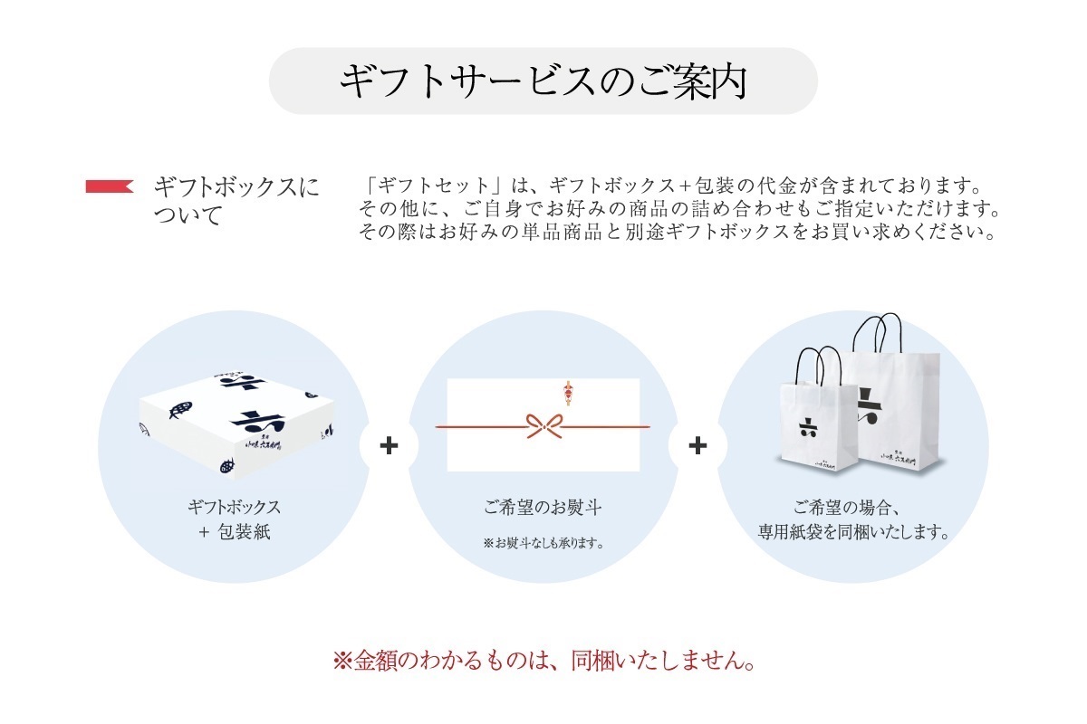 冷蔵ギフトセット】人気塩辛セット｜魚商 小田原六左衛門（さかなや お